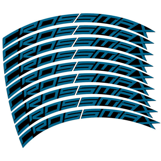 Sky Blue decal for Mavic Crossmax XL 2021 MTB wheel 29" – bike sticker vinyl