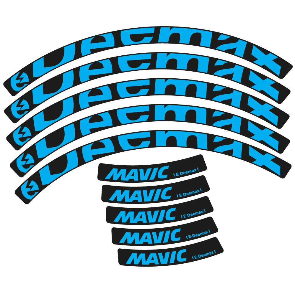 Decal Mavic E-deemax 2025, MTB Wheel 29, bike sticker vinyl