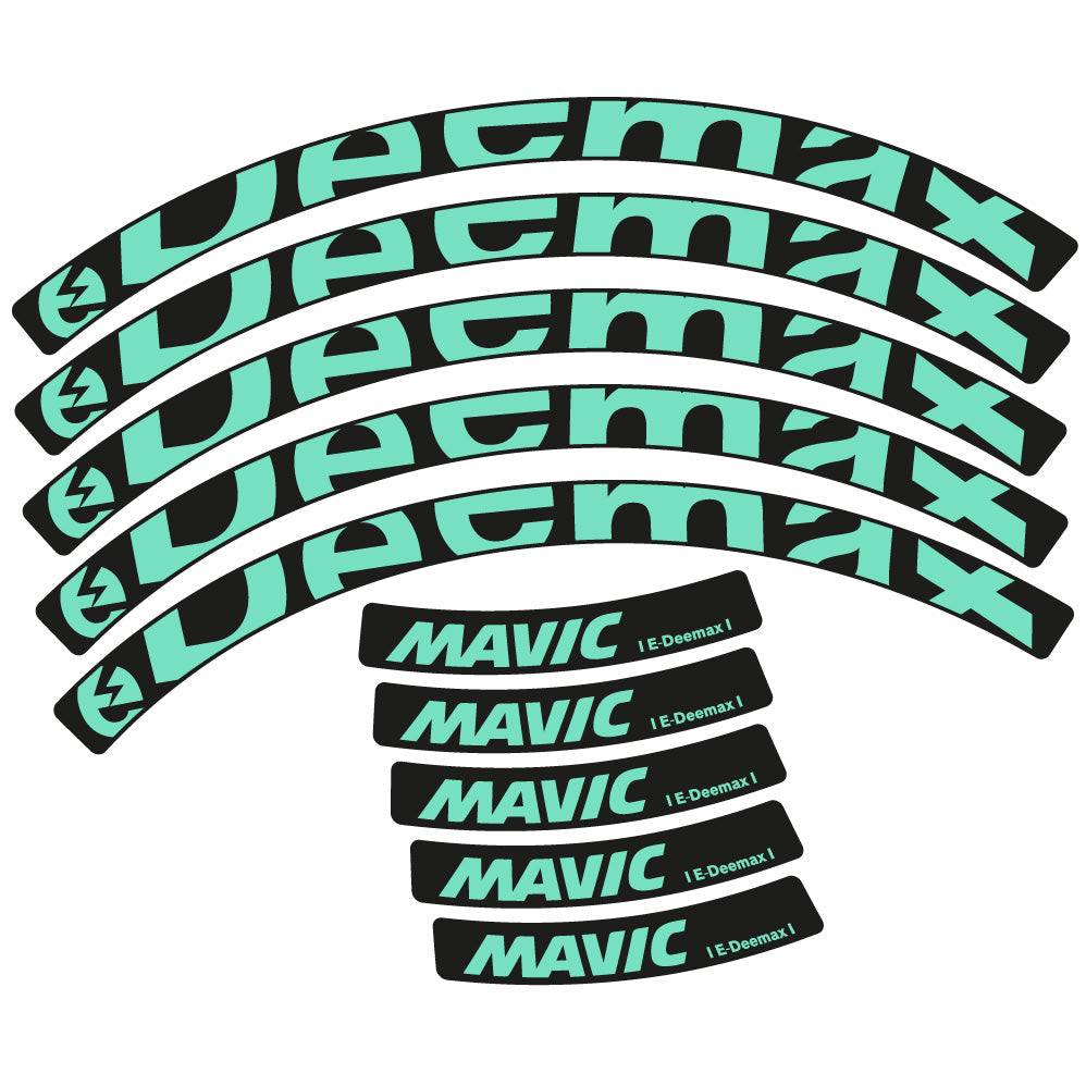 Decal Mavic E-deemax 2025, MTB Wheel 29, bike sticker vinyl