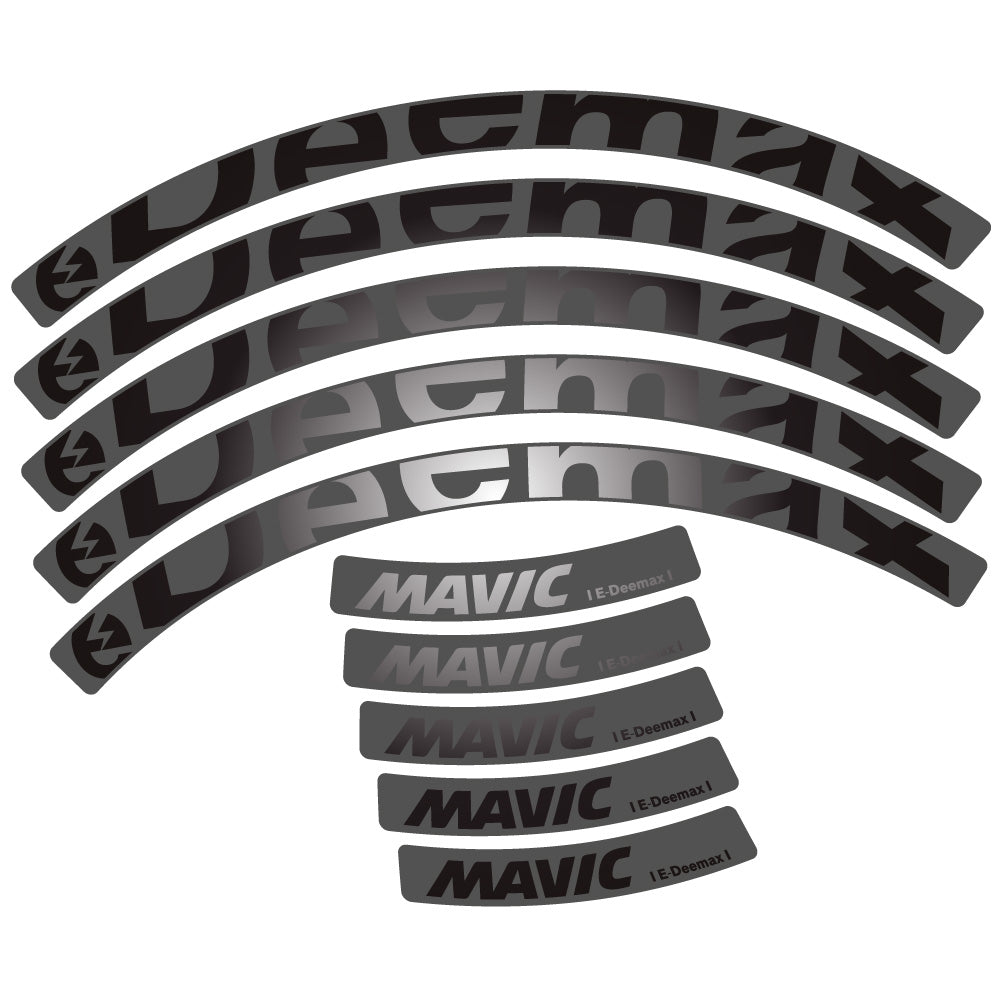 Decal Mavic E-deemax 2025, MTB Wheel 29, bike sticker vinyl