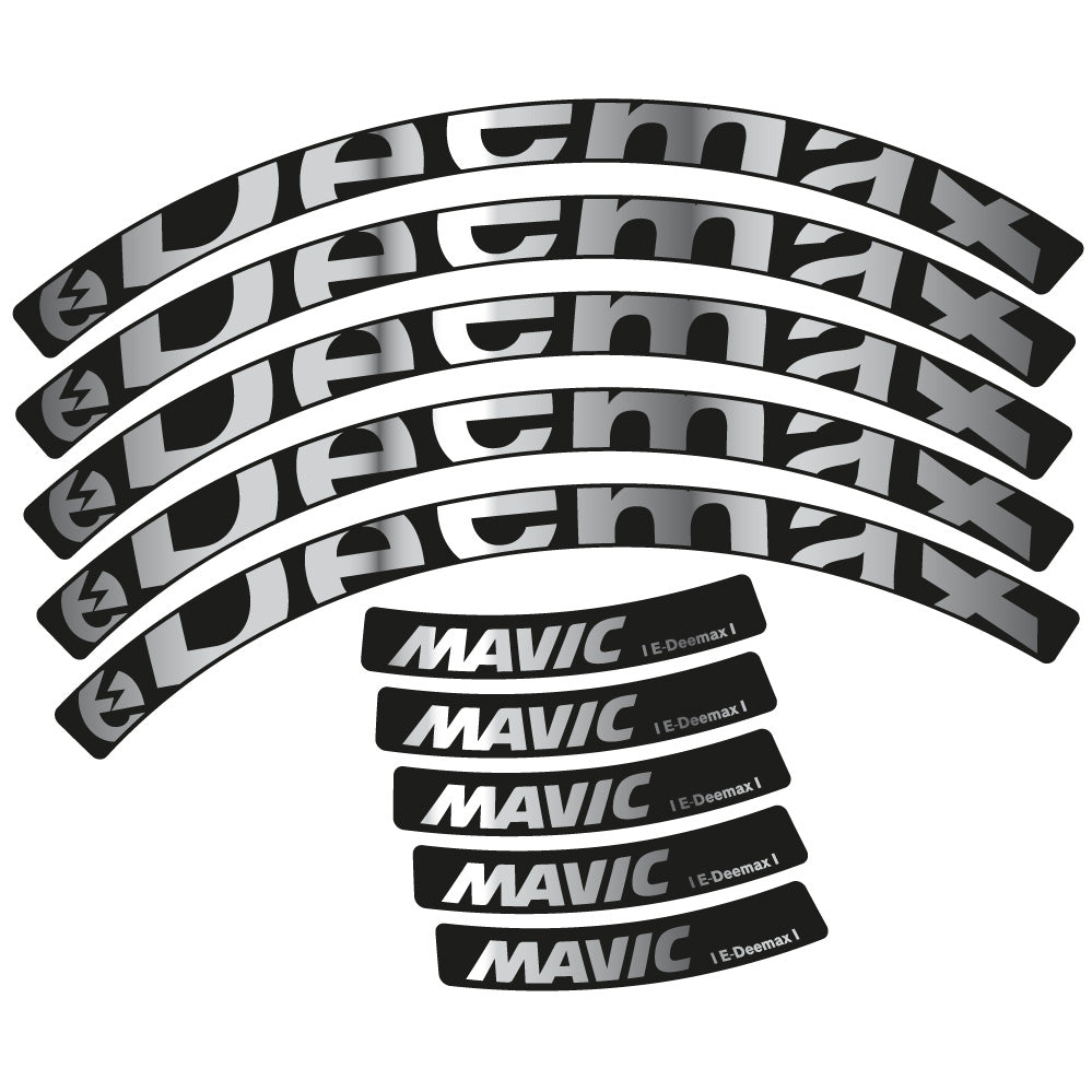 Decal Mavic E-deemax 2025, MTB Wheel 29, bike sticker vinyl