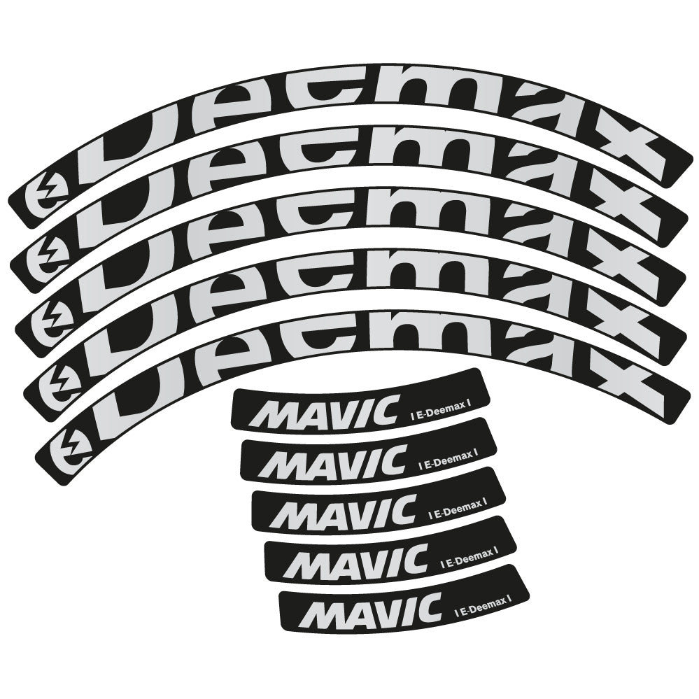 Decal Mavic E-deemax 2025, MTB Wheel 29, bike sticker vinyl