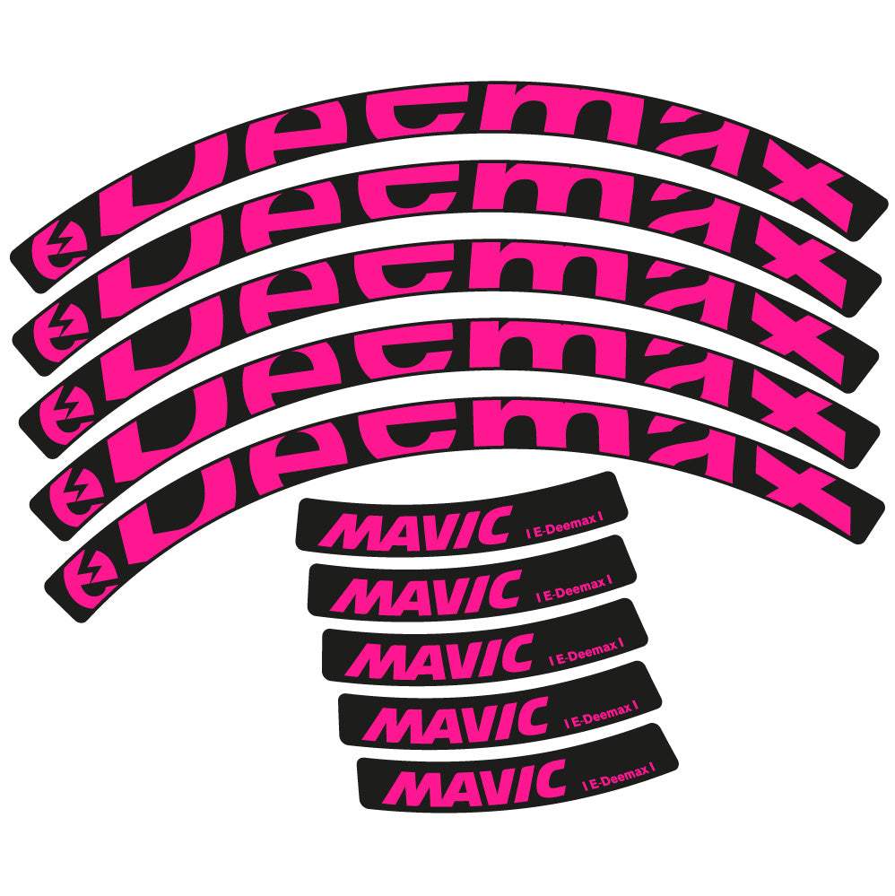 Decal Mavic E-deemax 2025, MTB Wheel 29, bike sticker vinyl
