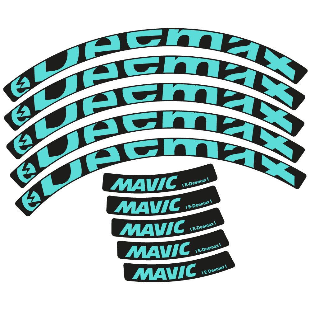 Decal Mavic E-deemax 2025, MTB Wheel 29, bike sticker vinyl