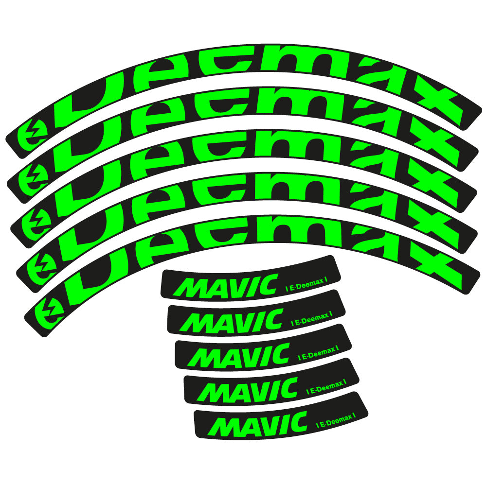 Decal Mavic E-deemax 2025, MTB Wheel 29, bike sticker vinyl