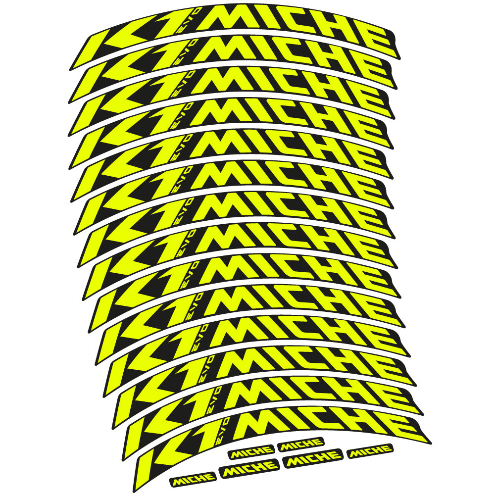 Decal Miche K1 EVO, MTB Wheel 29, bike sticker vinyl