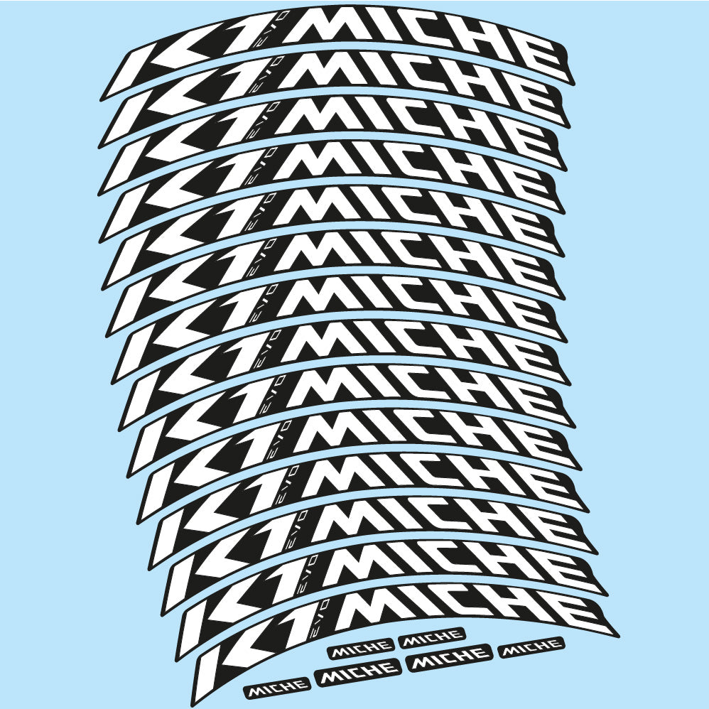 Decal Miche K1 EVO, MTB Wheel 29, bike sticker vinyl