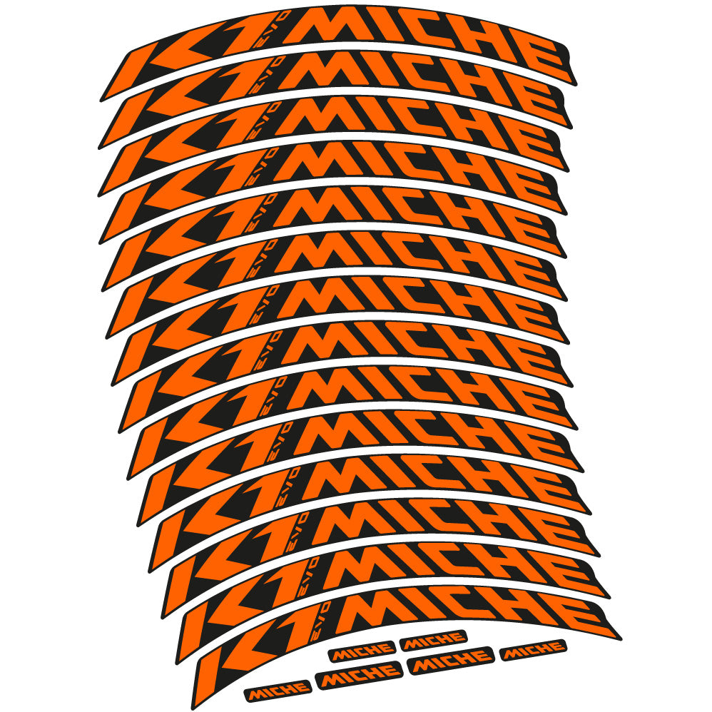 Decal Miche K1 EVO, MTB Wheel 29, bike sticker vinyl