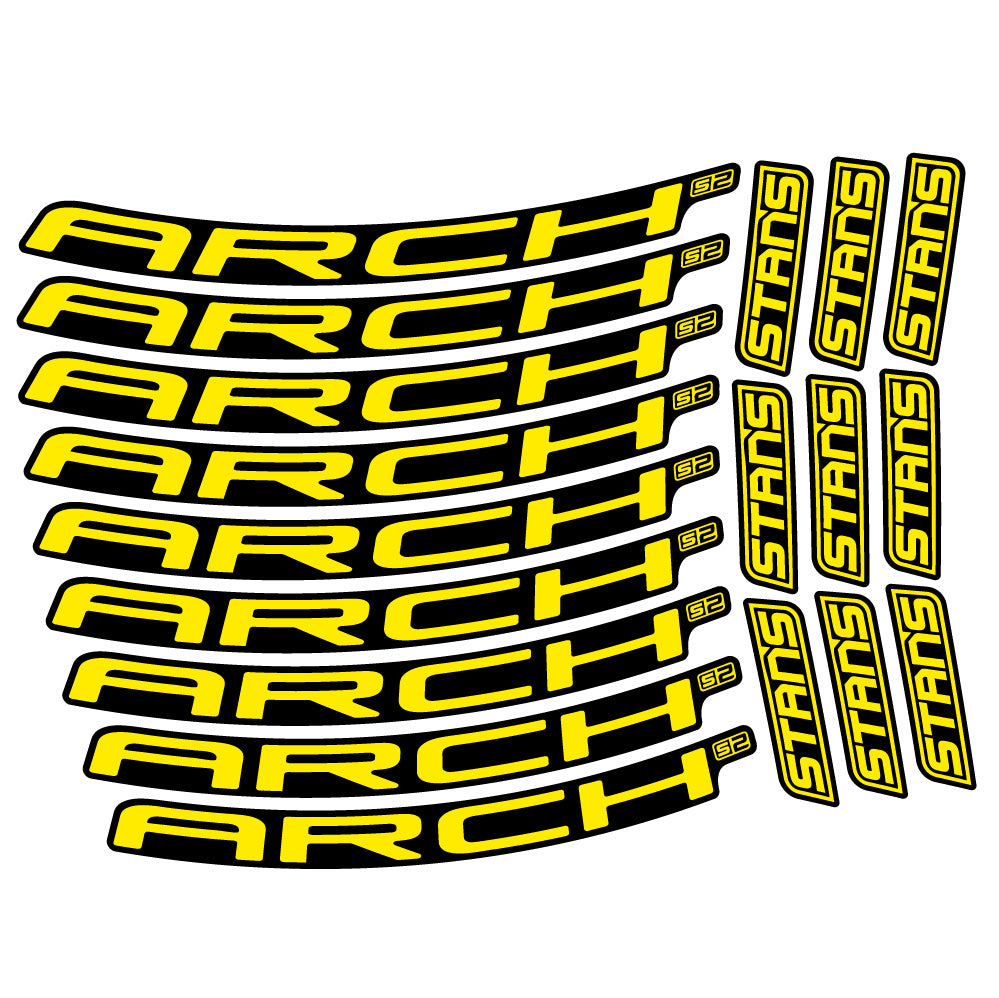 Aufkleber Stans Arch S2 Ver.2, MTB-Rad 29, Fahrradaufkleber Vinyl