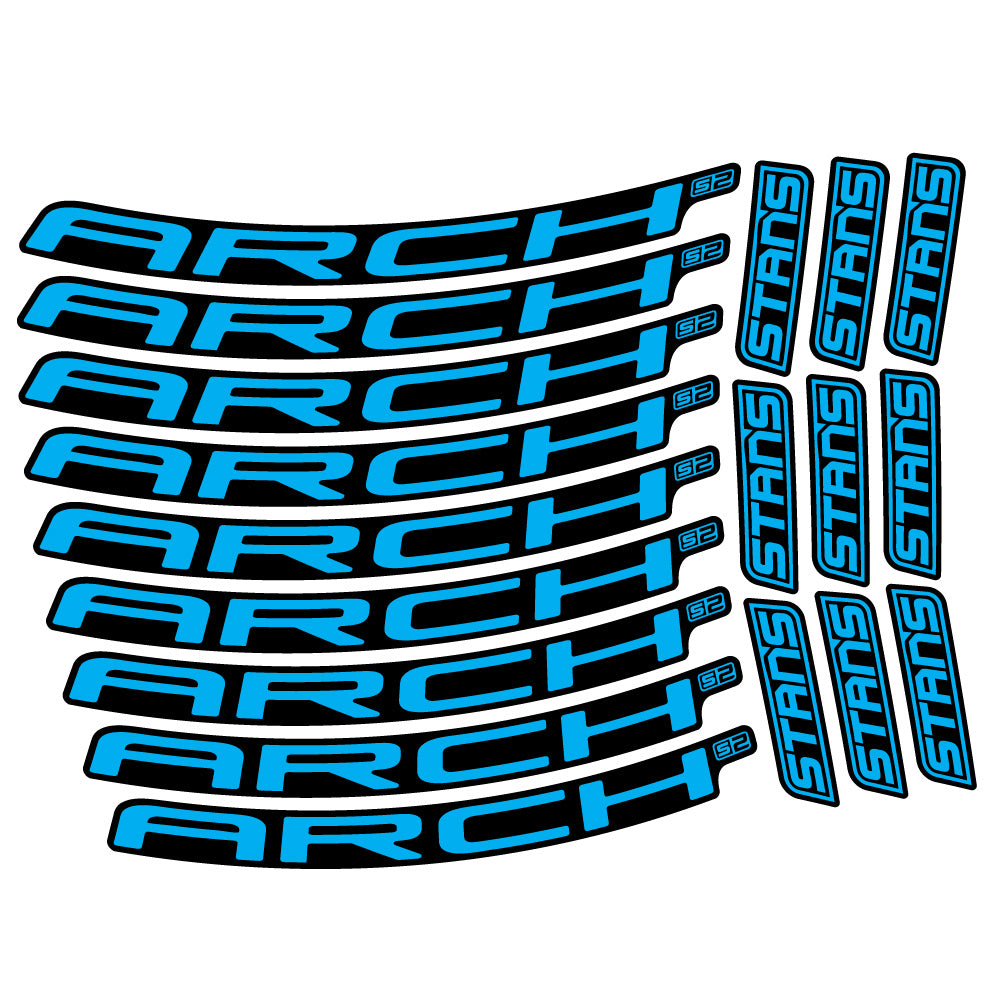 Aufkleber Stans Arch S2 Ver.2, MTB-Rad 29, Fahrradaufkleber Vinyl