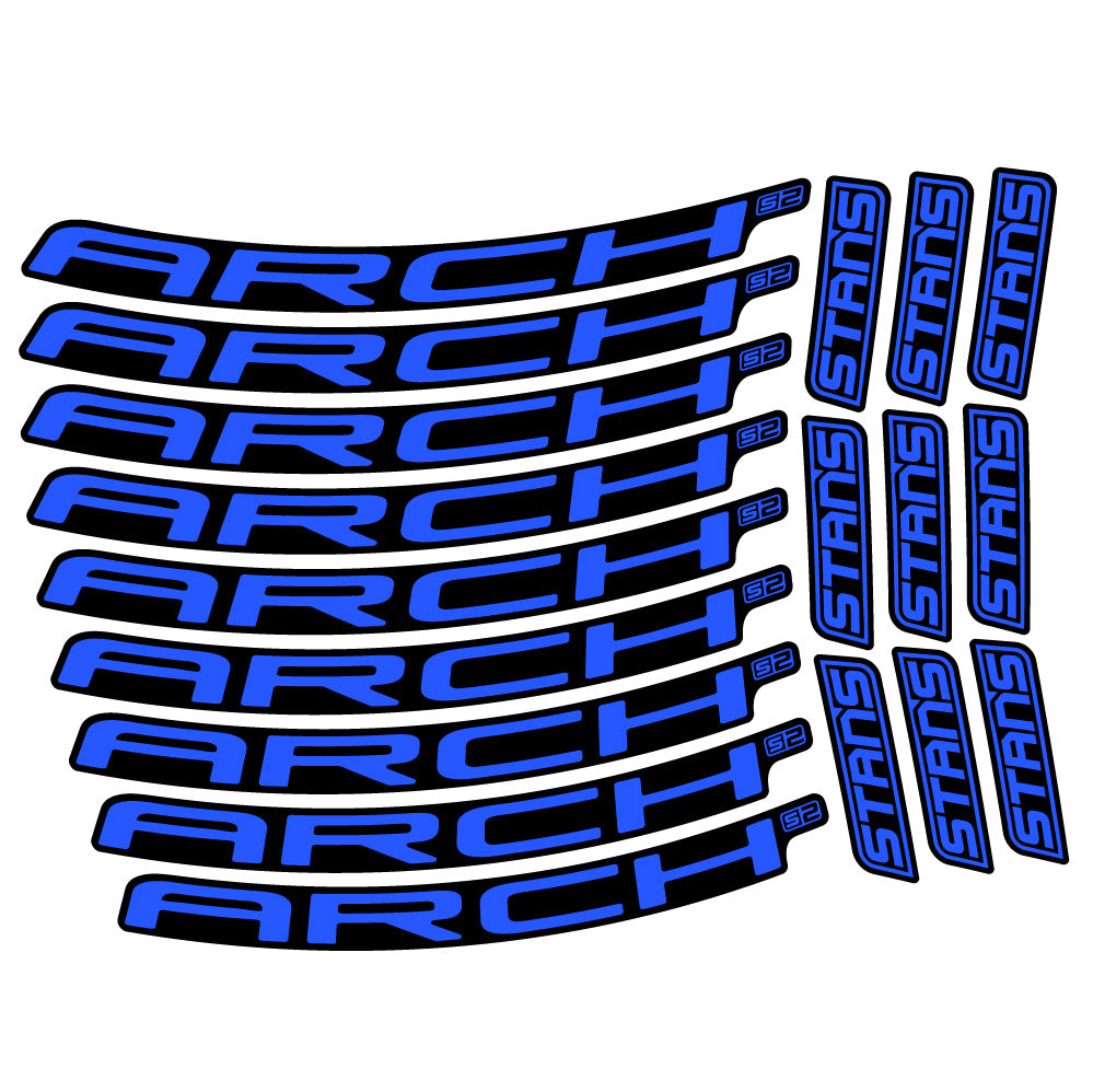 Aufkleber Stans Arch S2 Ver.2, MTB-Rad 29, Fahrradaufkleber Vinyl