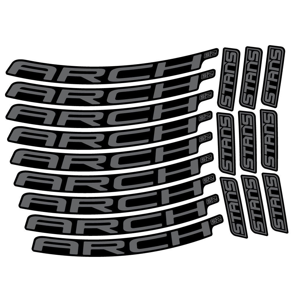Aufkleber Stans Arch S2 Ver.2, MTB-Rad 29, Fahrradaufkleber Vinyl