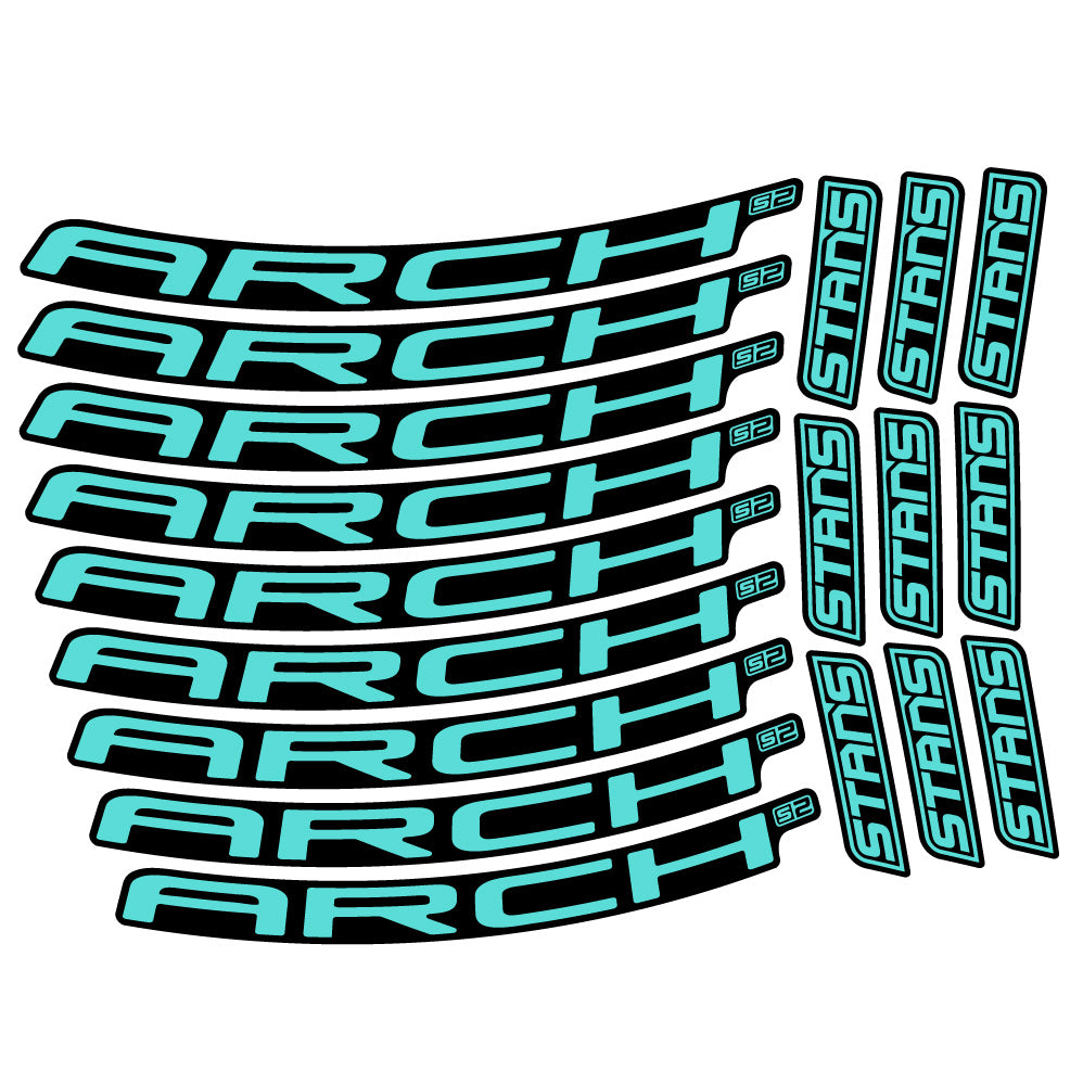 Aufkleber Stans Arch S2 Ver.2, MTB-Rad 29, Fahrradaufkleber Vinyl