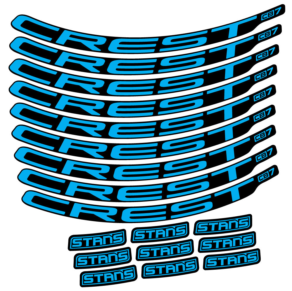 Aufkleber Stans Crest CB7, MTB-Rad 29, Fahrradaufkleber Vinyl