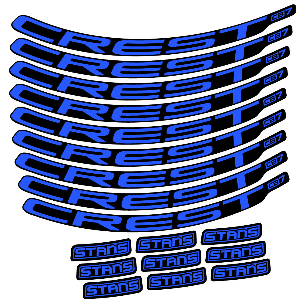 Aufkleber Stans Crest CB7, MTB-Rad 29, Fahrradaufkleber Vinyl