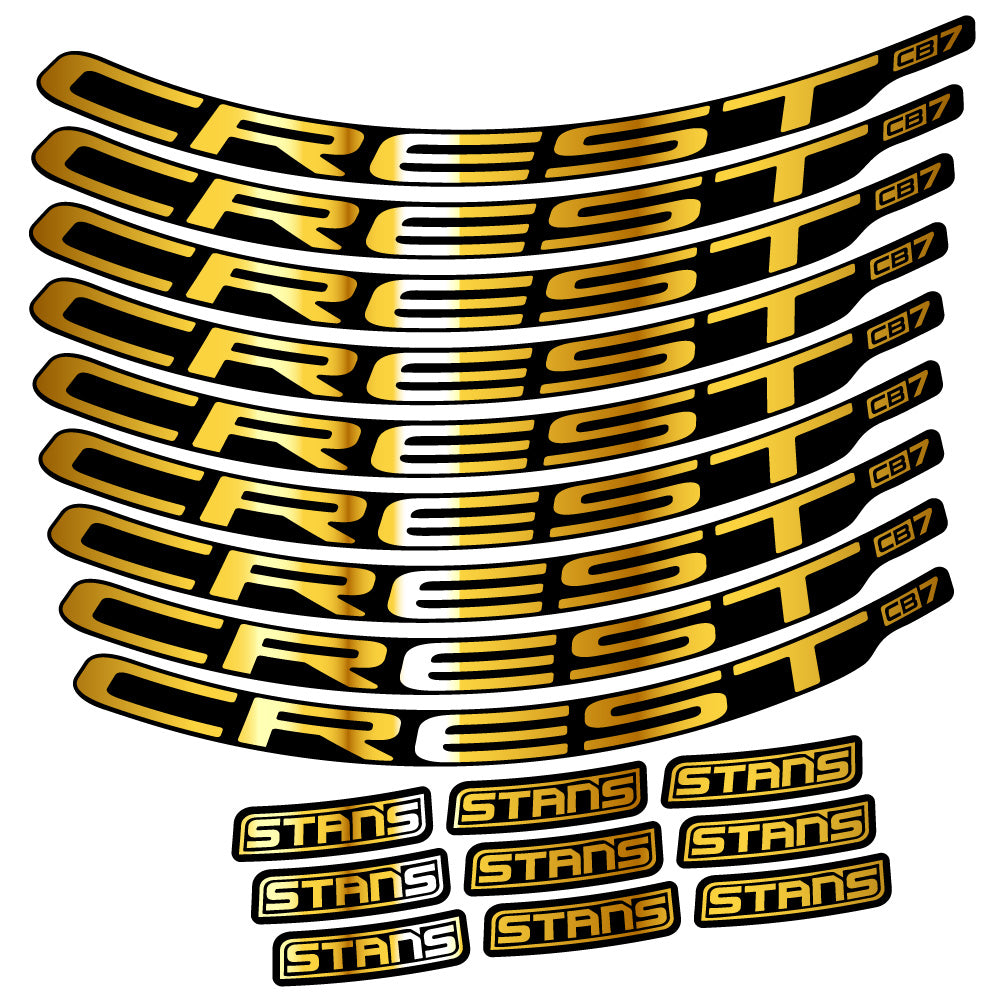 Aufkleber Stans Crest CB7, MTB-Rad 29, Fahrradaufkleber Vinyl