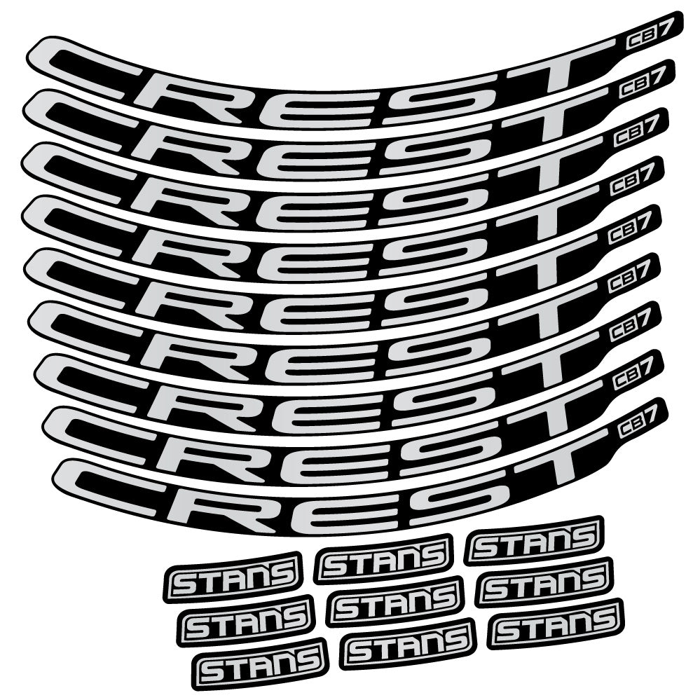 Aufkleber Stans Crest CB7, MTB-Rad 29, Fahrradaufkleber Vinyl