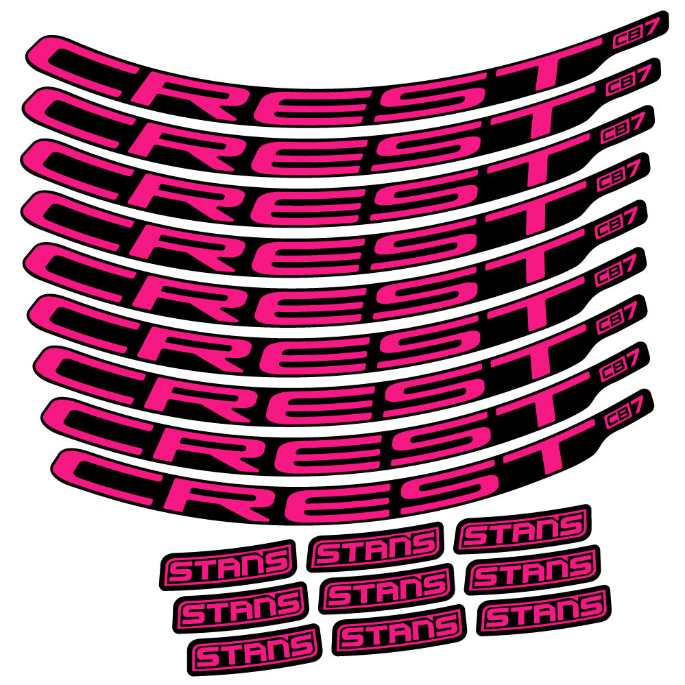 Aufkleber Stans Crest CB7, MTB-Rad 29, Fahrradaufkleber Vinyl
