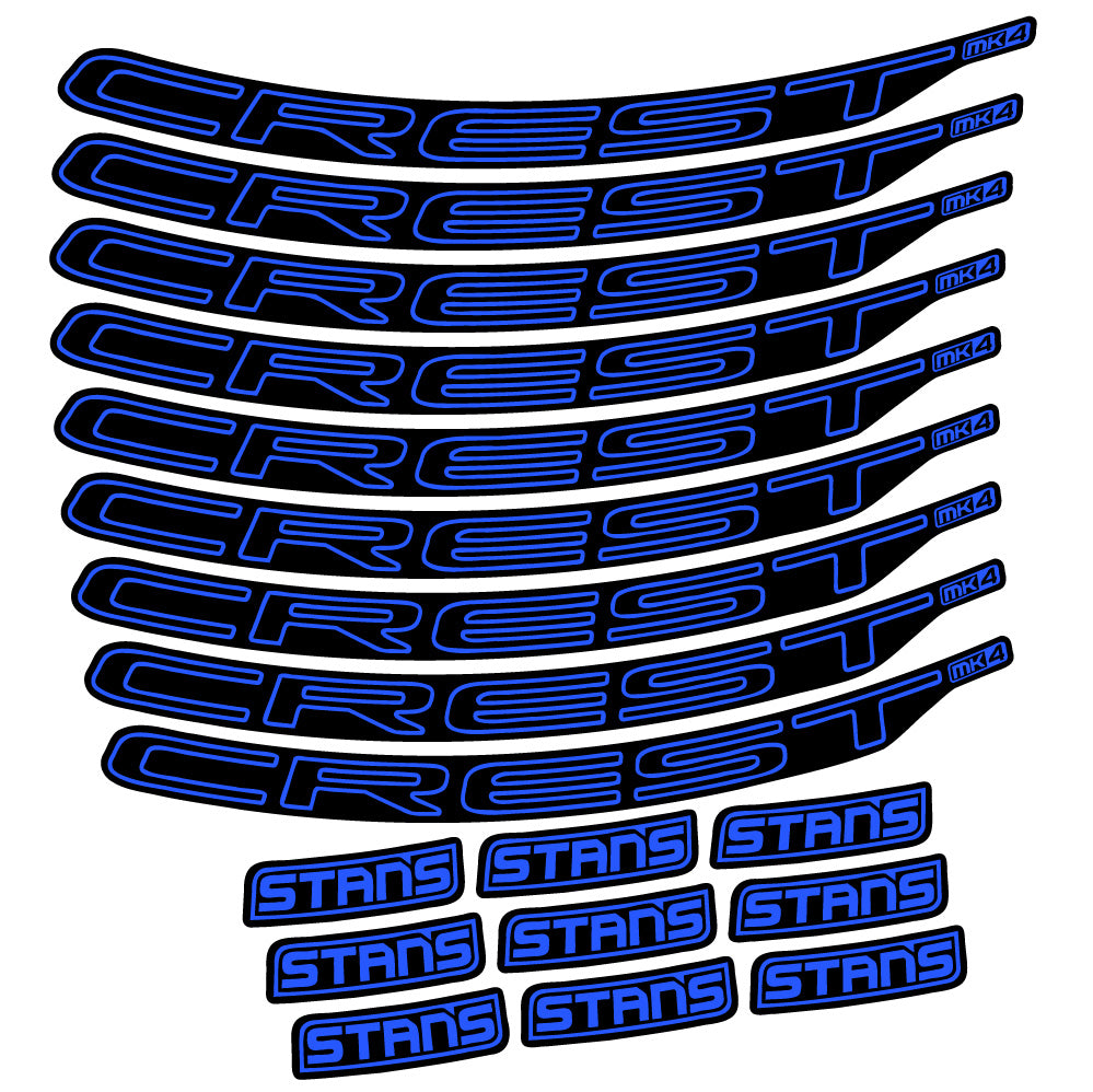Aufkleber Stans Crest MK4 Ver.1, MTB-Rad 29, Fahrradaufkleber Vinyl