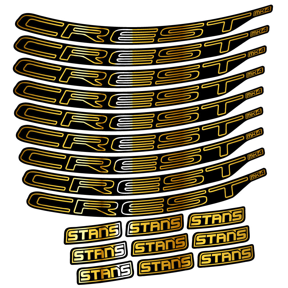Aufkleber Stans Crest MK4 Ver.1, MTB-Rad 29, Fahrradaufkleber Vinyl