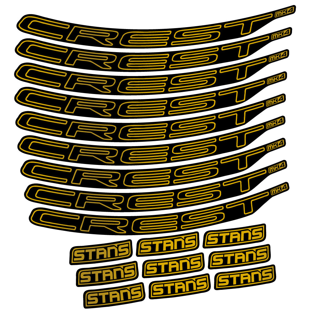 Aufkleber Stans Crest MK4 Ver.1, MTB-Rad 29, Fahrradaufkleber Vinyl