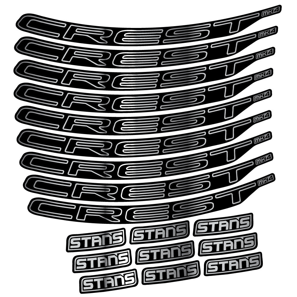 Aufkleber Stans Crest MK4 Ver.1, MTB-Rad 29, Fahrradaufkleber Vinyl