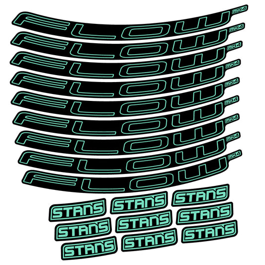 Mint decal for Stans Flow MK4 Ver.1 MTB wheel 29" – bike sticker vinyl