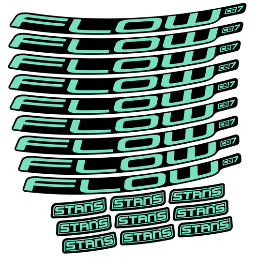 Mint decal for Stans Flow CB7 Ver.2 MTB wheel 29" – bike sticker vinyl