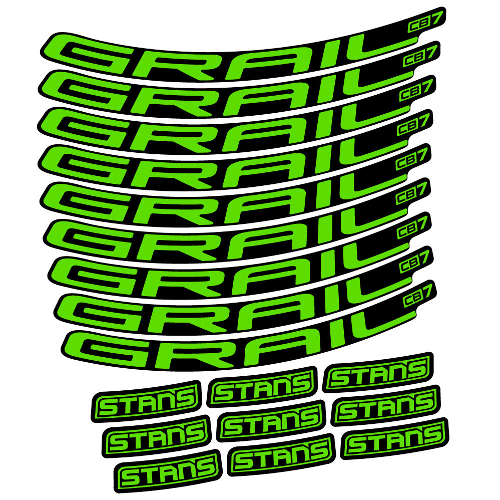 Grail Sticker NoTubes Grail CB7 Ver.2 Wheel Decals & Aufkleber – custombikedecal
