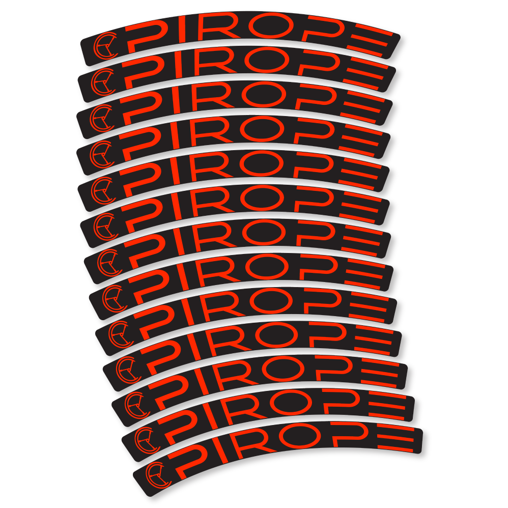 Decal Pirope, MTB Wheel 29, bike sticker vinyl