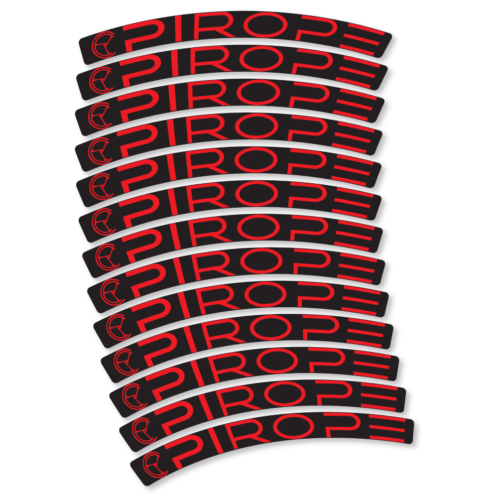 Decal Pirope, MTB Wheel 29, bike sticker vinyl