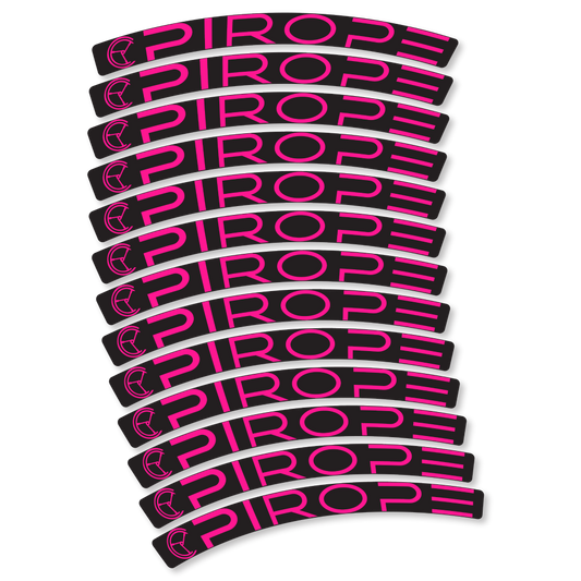 Neon Pink decal for Pirope MTB wheel 29" – bike sticker vinyl