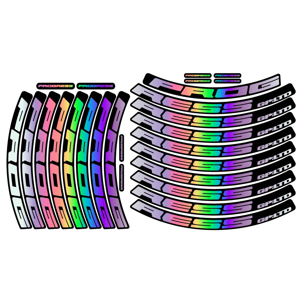 Decal Progress GP:LTD Nexo, MTB Wheel 29, bike sticker vinyl