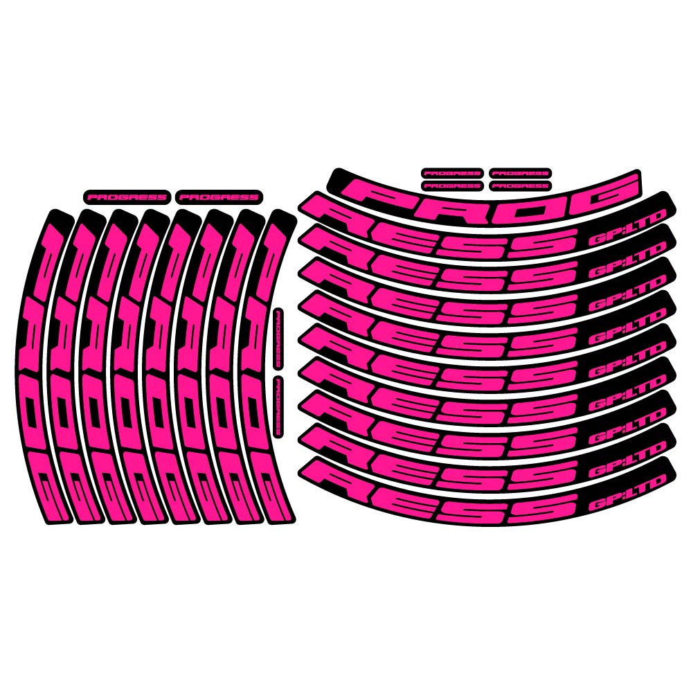 Decal Progress GP:LTD Nexo, MTB Wheel 29, bike sticker vinyl