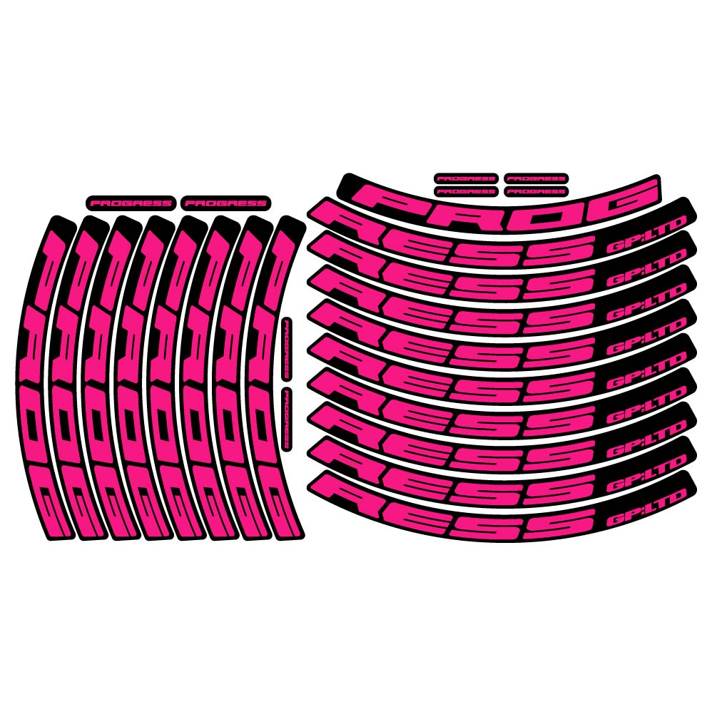 Decal Progress GP:LTD Nexo, MTB Wheel 29, bike sticker vinyl