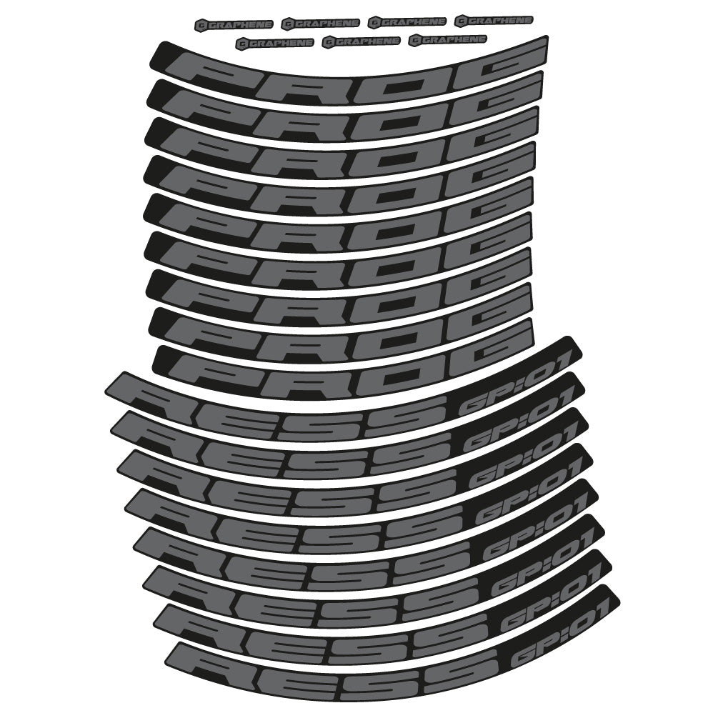 Decal Progress GP:01, MTB Wheel 29, bike sticker vinyl