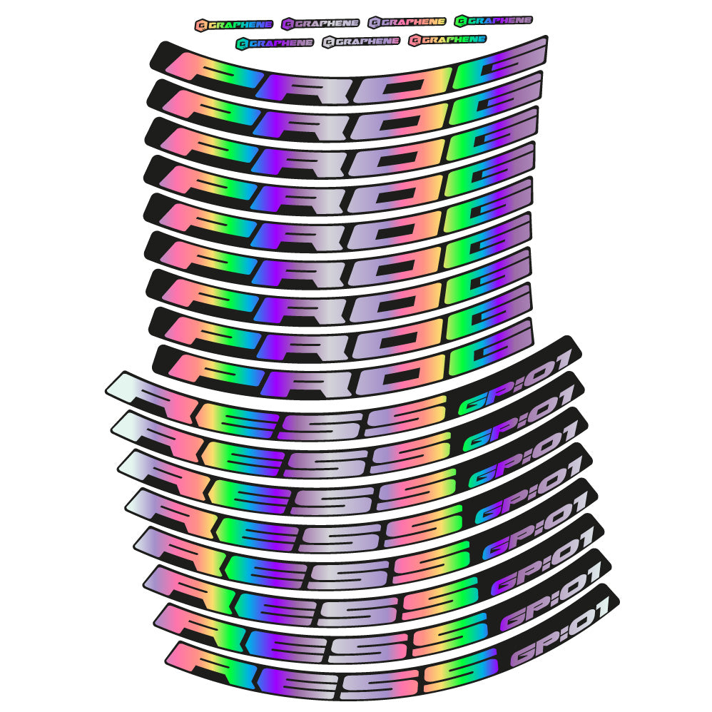 Decal Progress GP:01, MTB Wheel 29, bike sticker vinyl