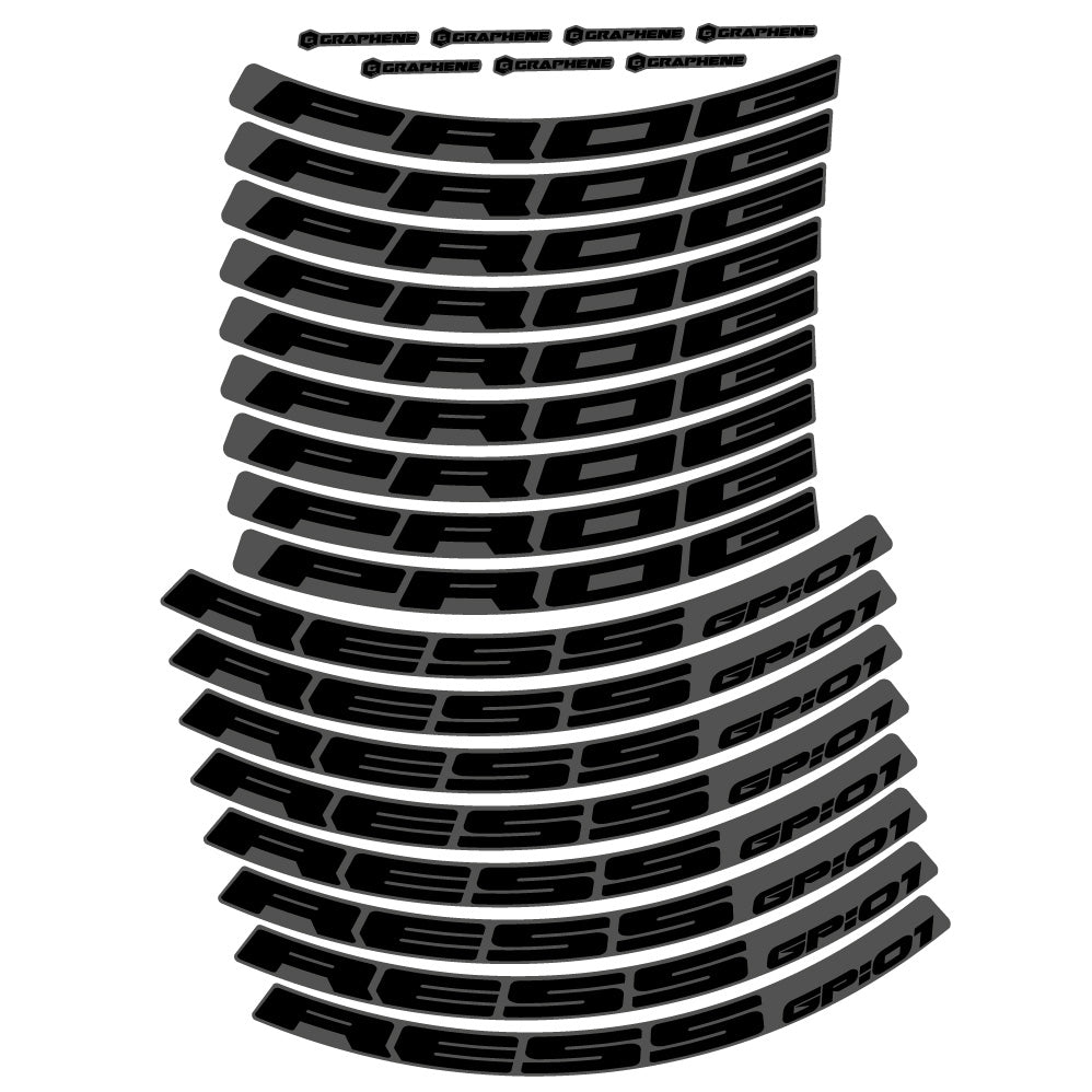 Decal Progress GP:01, MTB Wheel 29, bike sticker vinyl