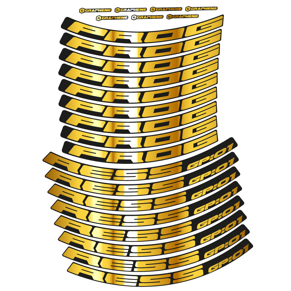 Decal Progress GP:01, MTB Wheel 29, bike sticker vinyl