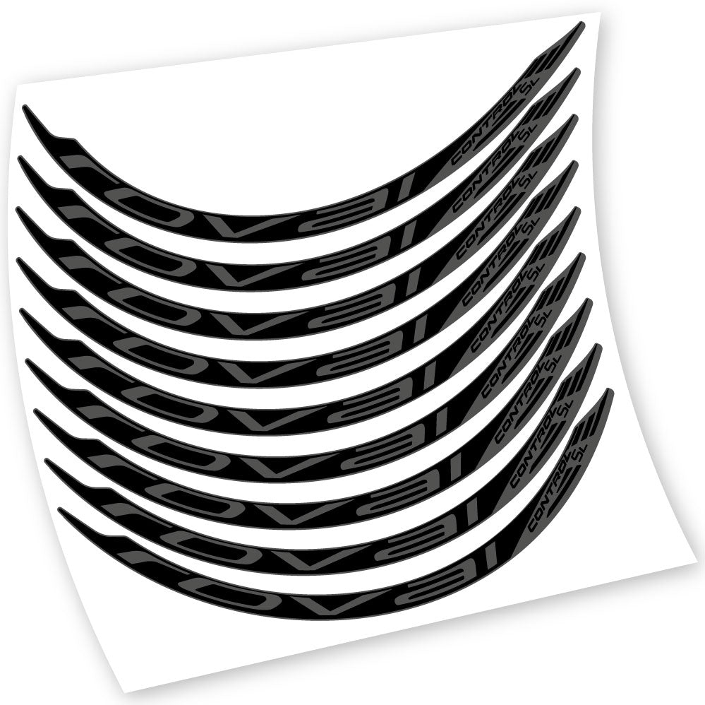 Decals, Roval Control SL 2017, MTB Wheel, Bike sticker vinyl