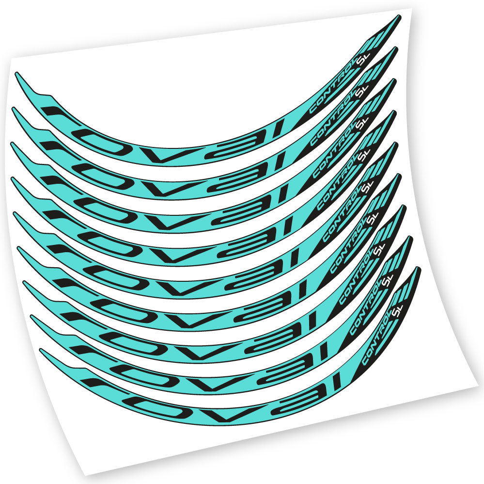 Decals, Roval Control SL 2017, MTB Wheel, Bike sticker vinyl