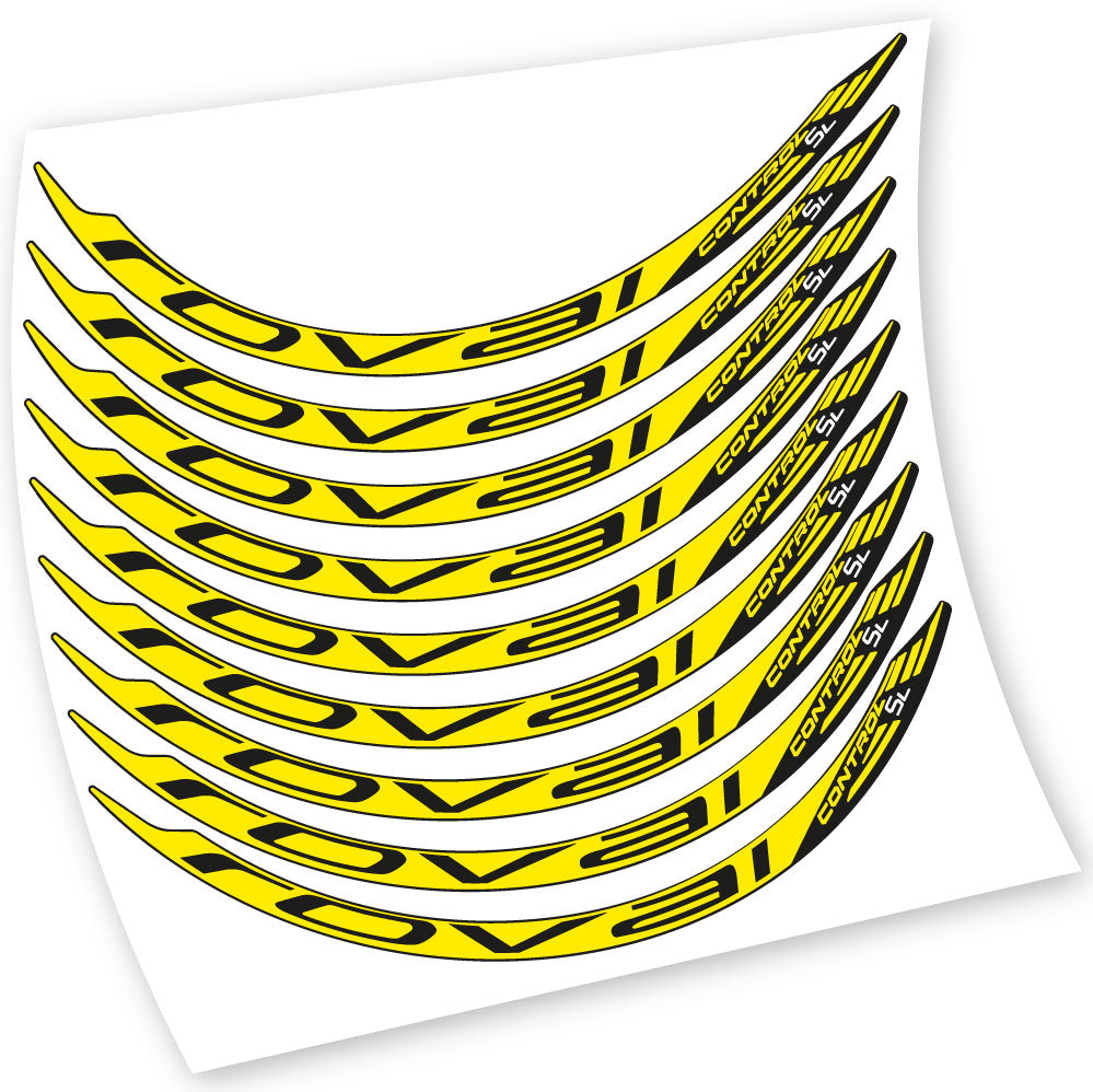 Decals, Roval Control SL 2017, MTB Wheel, Bike sticker vinyl