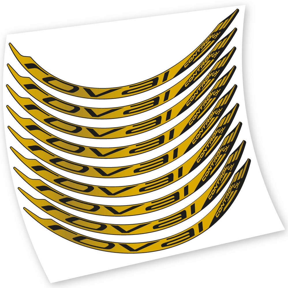 Decals, Roval Control SL 2017, MTB Wheel, Bike sticker vinyl