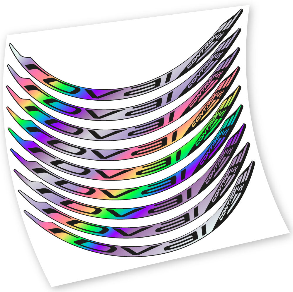 Decals, Roval Control SL 2017, MTB Wheel, Bike sticker vinyl