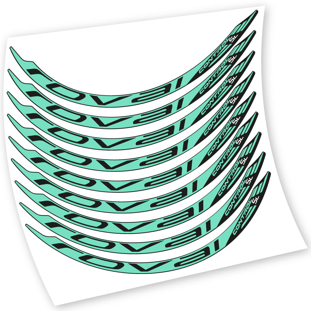 Decals, Roval Control SL 2017, MTB Wheel, Bike sticker vinyl