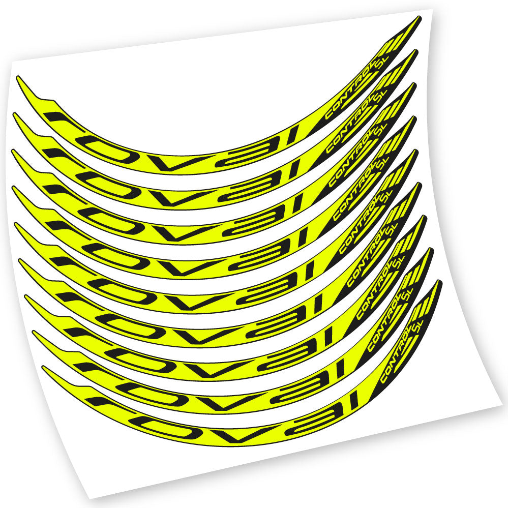 Decals, Roval Control SL 2017, MTB Wheel, Bike sticker vinyl