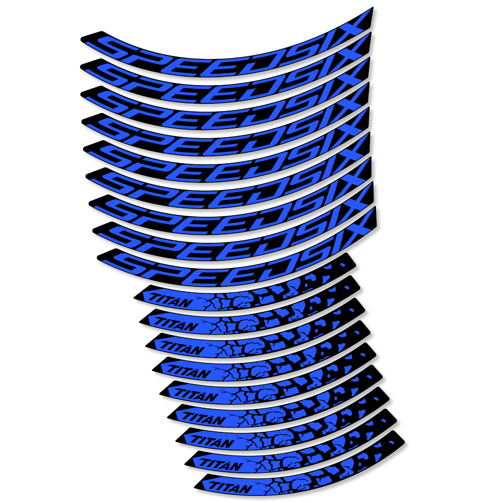 Decal SpeedSix Titan, MTB Wheel 29, bike sticker vinyl