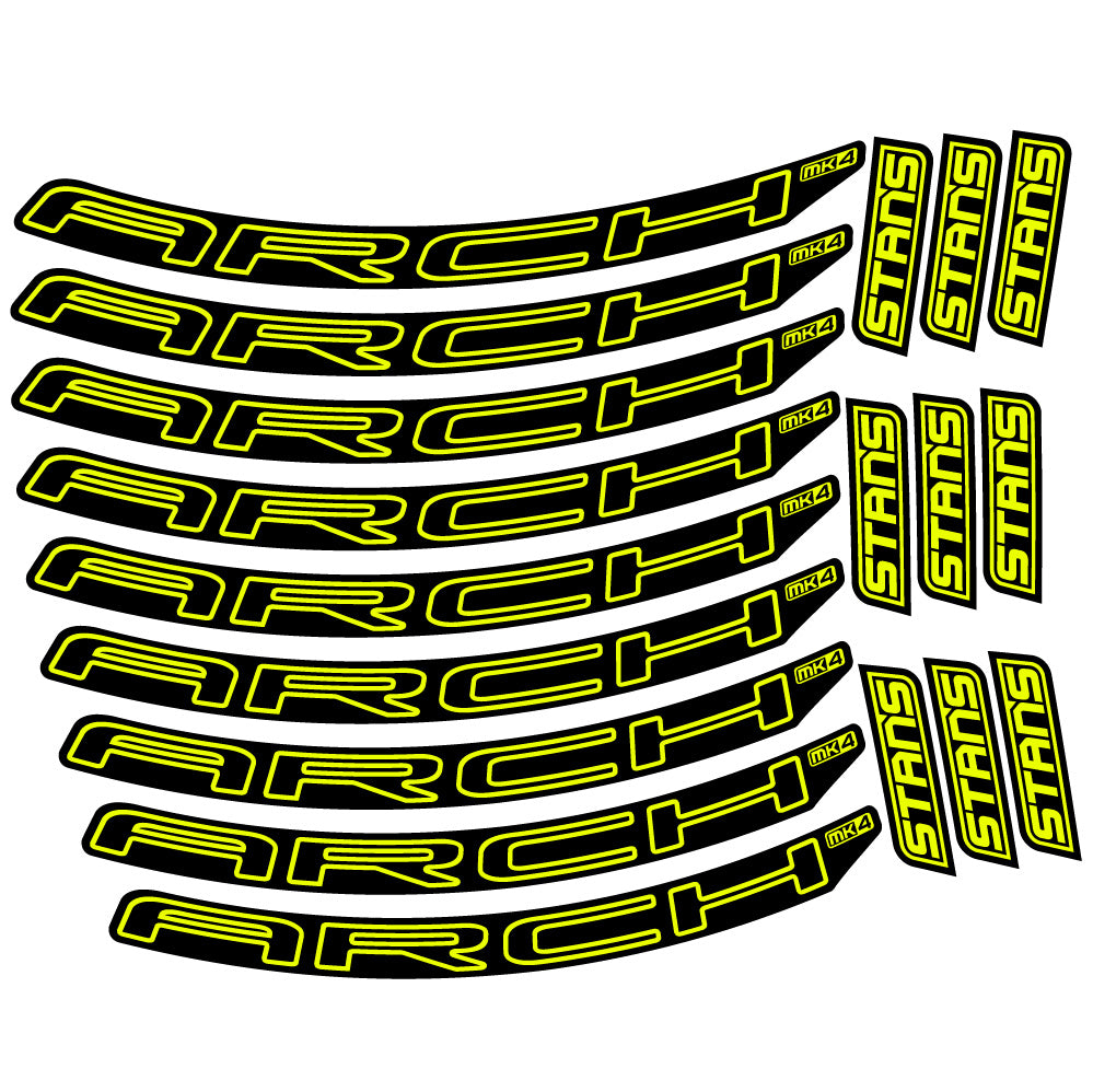 Aufkleber Stans Arch MK4 2021, MTB-Rad 29, Fahrradaufkleber Vinyl