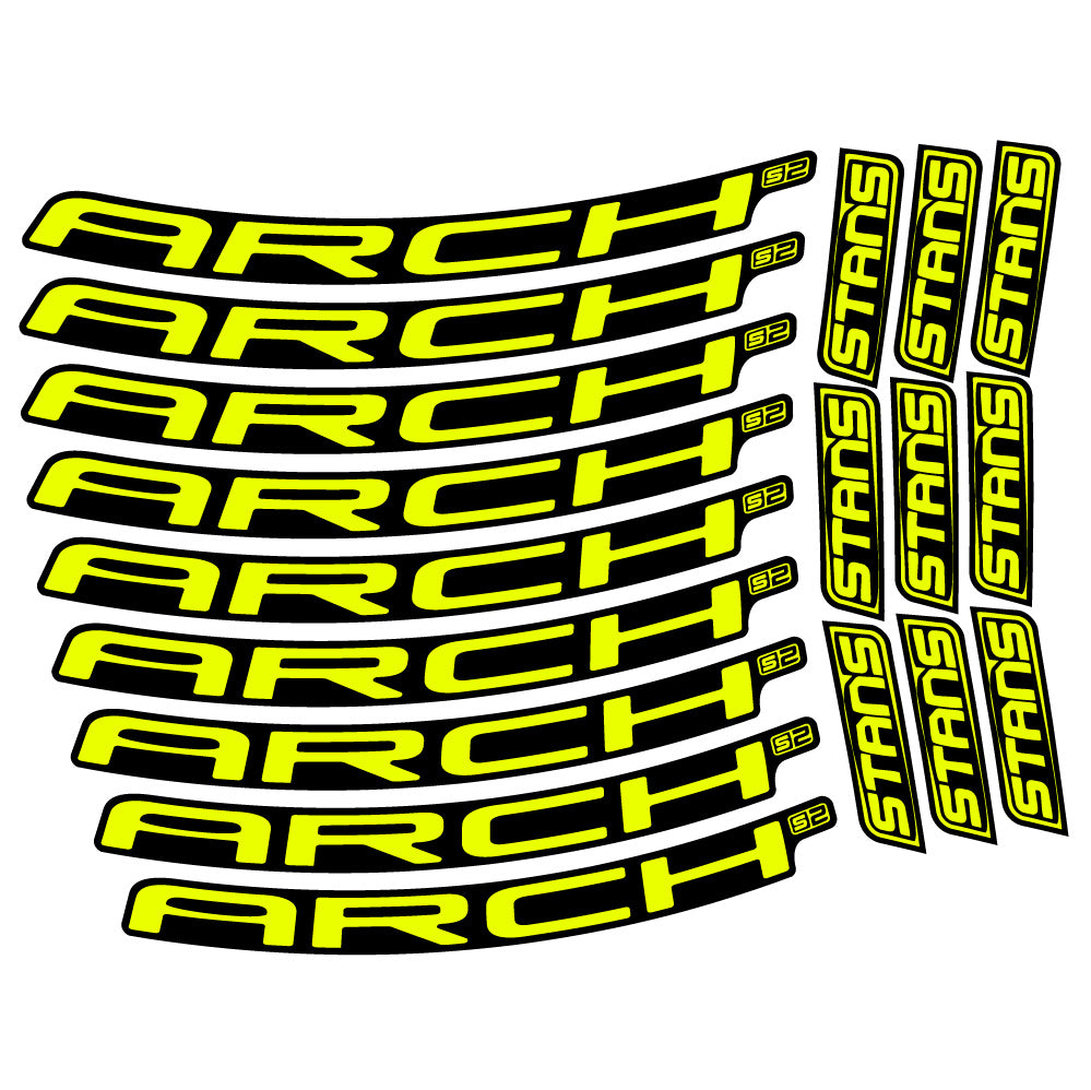 Aufkleber Stans Arch S2 2021, MTB-Rad 29, Fahrradaufkleber Vinyl