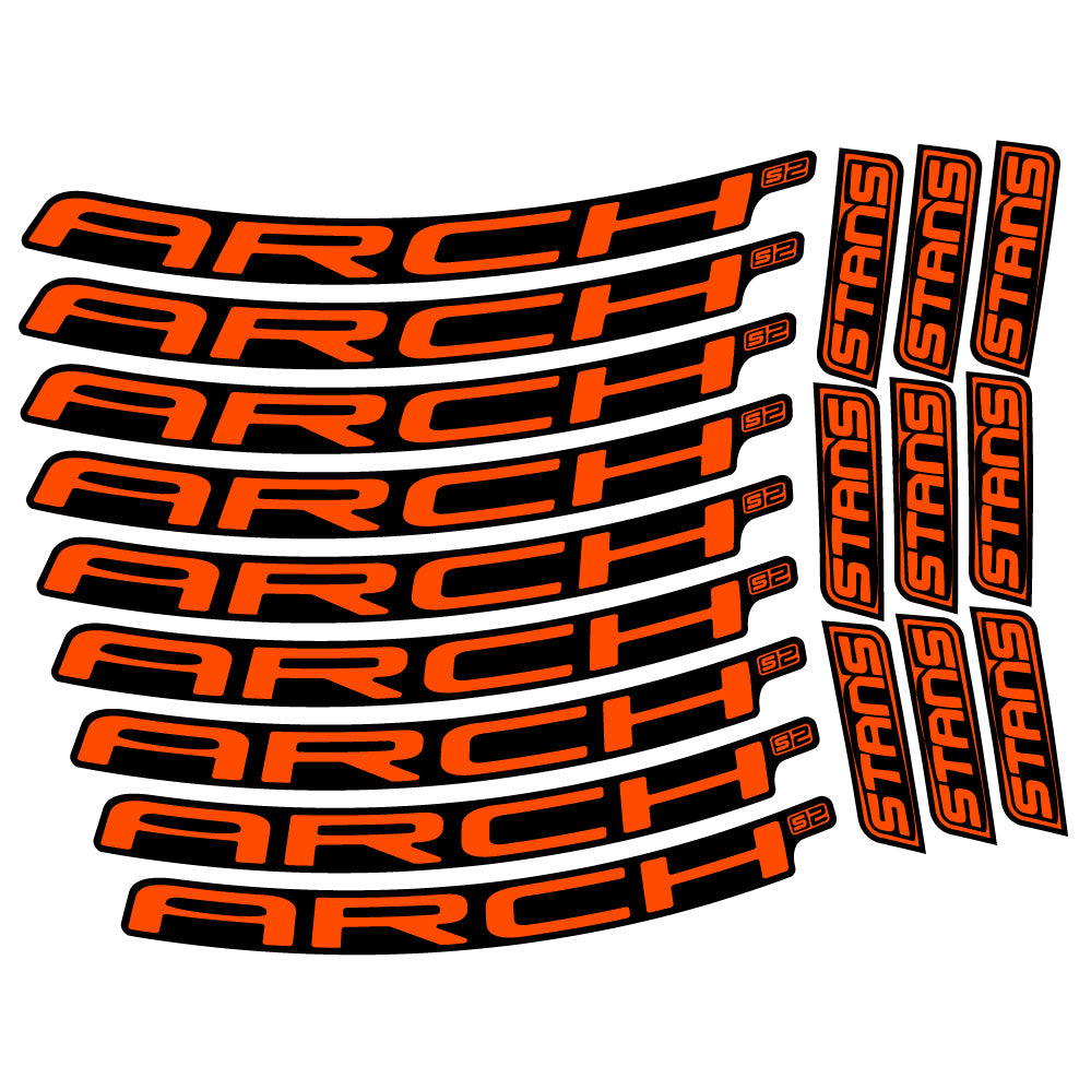 Aufkleber Stans Arch S2 2021, MTB-Rad 29, Fahrradaufkleber Vinyl